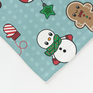 Cobertor De Velo Cobertura bonito do velo dos amigos da neve