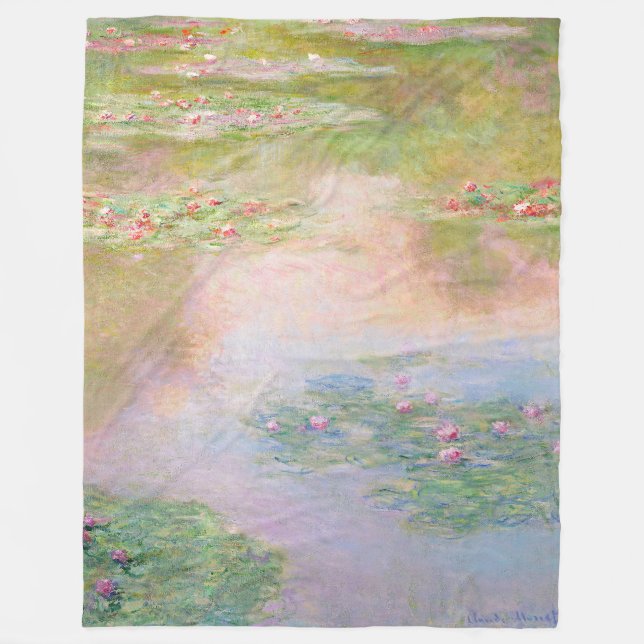 Cobertor De Velo COBERTURA | Claude Monet Ninfhéas (Frente)