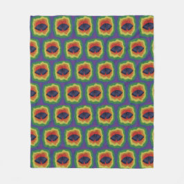 Cobertor De Velo Cobertura colorida da mariposa