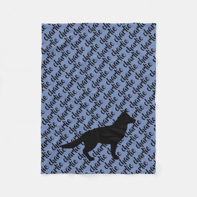 Cobertor De Velo Cobertura conhecida do velo de cão de german (Frente)