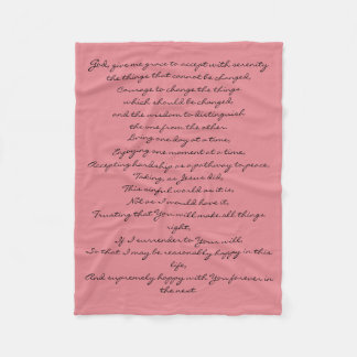 Cobertor De Velo Cobertura da oração da serenidade