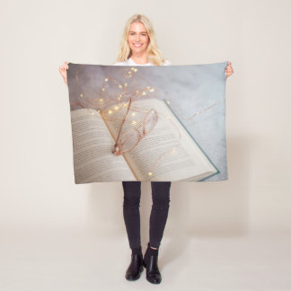 Cobertor De Velo Cobertura de amantes de livros