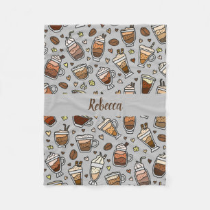 Cobertor De Velo Cobertura De Café Cozy Para Relaxamento De Sips