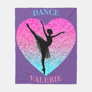 Cobertor De Velo Cobertura de dança com nome personalizado