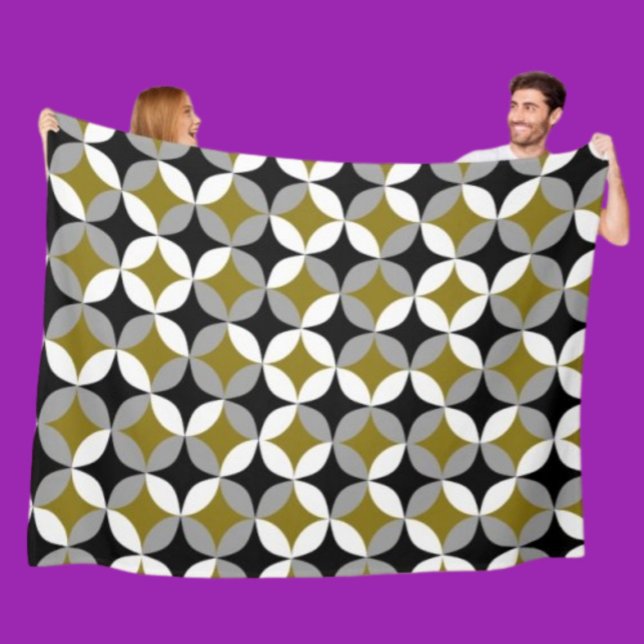Cobertor De Velo Cobertura de Fleece – Mod Meio do Século (Criador carregado)