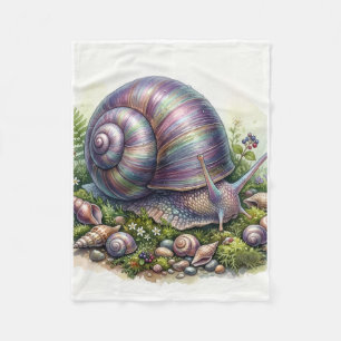 Cobertor De Velo Cobertura de Fraldas Macia com Caracol de Jardim D