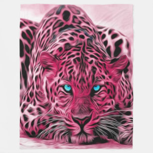 Cobertor De Velo Cobertura de Peão Personalizada de Leopardo Rosa,