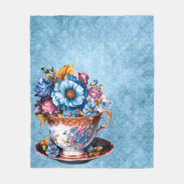 Cobertor De Velo Cobertura de velo suave e suave sobre fundo azul