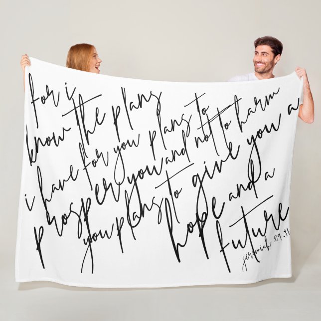 Cobertor De Velo Cobertura do 29:11 de Jeremiah (In Situ)