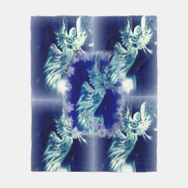 Cobertor De Velo Cobertura do anjo azul, consolando a versão II do