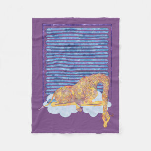 Cobertor De Velo Cobertura do bebê do girafa do sono