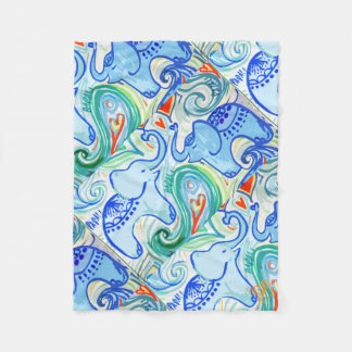 Cobertor De Velo Cobertura do elefante indiano das mamães & do bebê