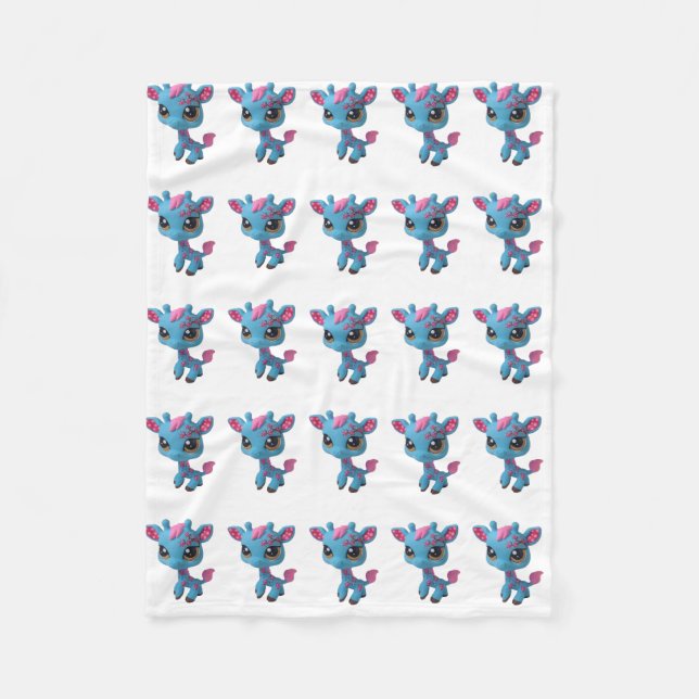 Cobertor De Velo Cobertura do girafa da flor de cerejeira (Frente)