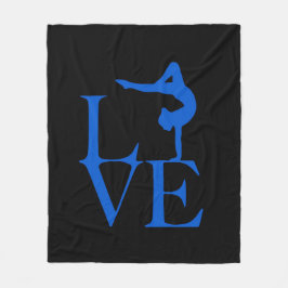 Cobertor De Velo Cobertura do Gymnast do amor