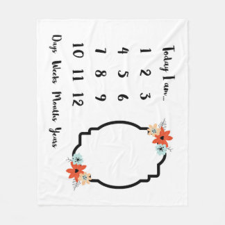 Cobertor De Velo Cobertura do marco miliário do bebê