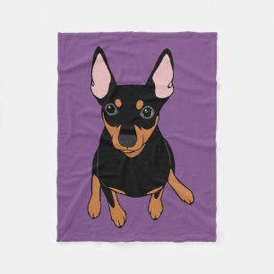 Cobertor De Velo Cobertura do Pinscher diminuto do Pin do minuto