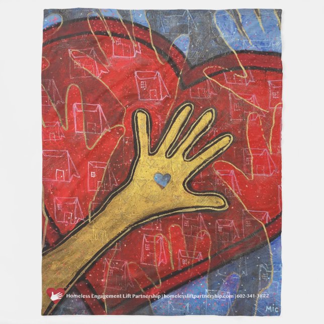 Cobertor De Velo Cobertura do velo da AJUDA (Frente)