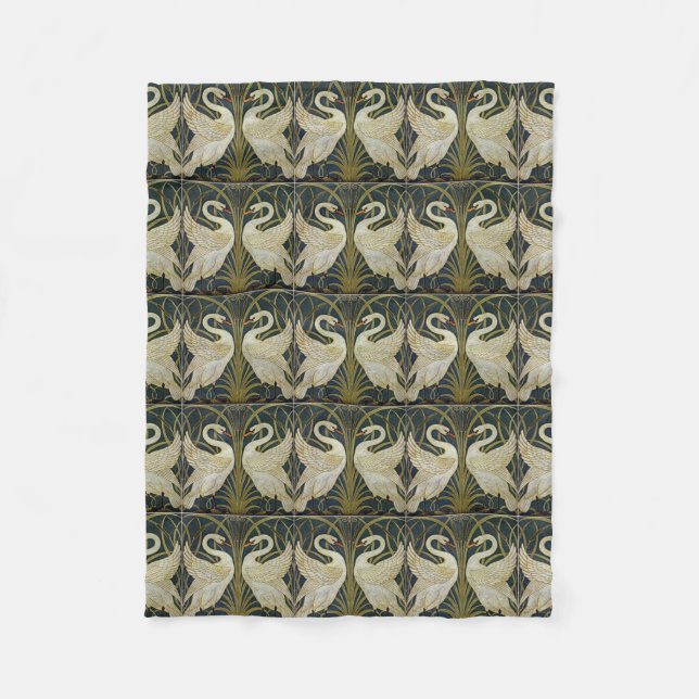 Cobertor De Velo Cobertura do velo das cisnes do guindaste de (Frente)