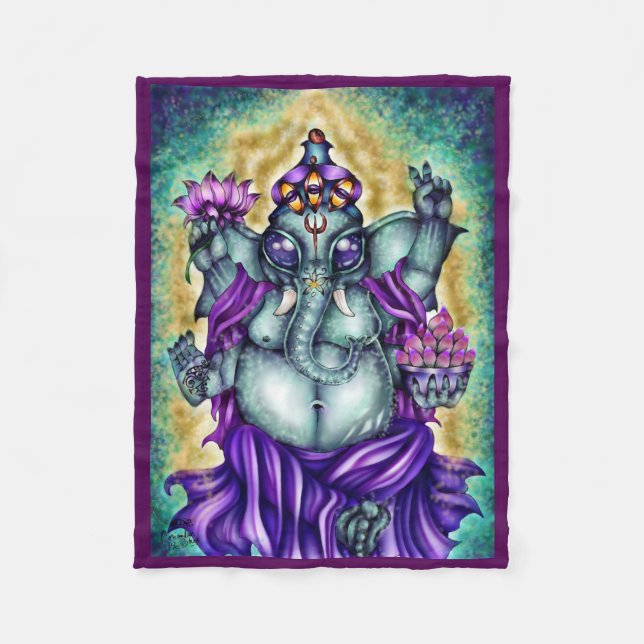 Cobertor De Velo Cobertura do velo de "Ganesha" (Frente)