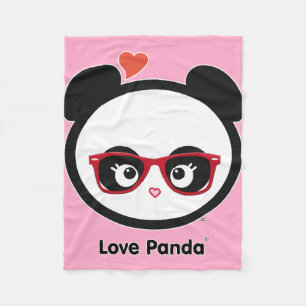 Cobertor De Velo Cobertura do velo de Panda® do amor