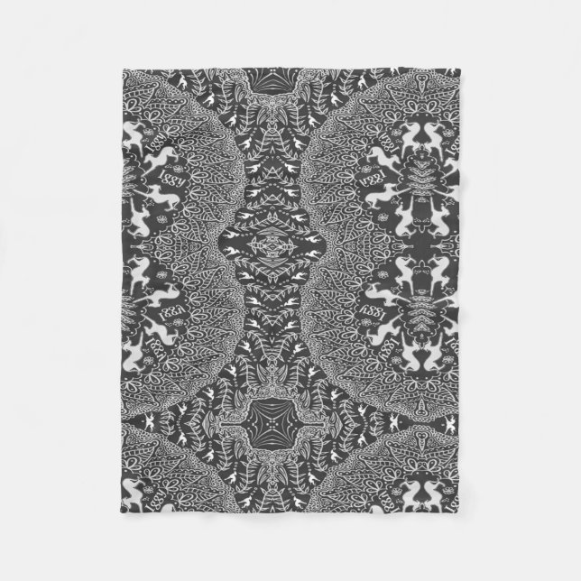 Cobertor De Velo Cobertura do velo do impressão do galgo italiano, (Frente)