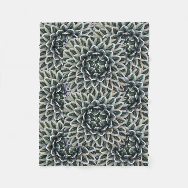 Cobertor De Velo Cobertura do velo do teste padrão da agave (Frente)