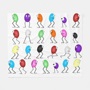 Cobertor De Velo Cobertura do velo dos feijões de geléia