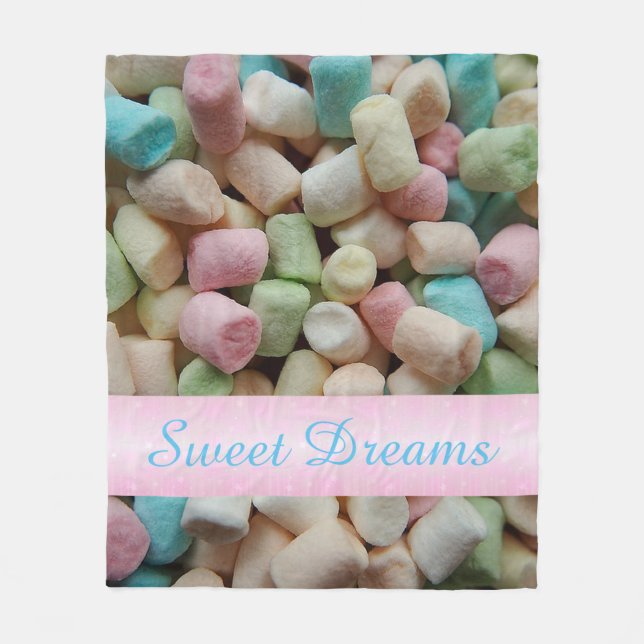 Cobertor De Velo Cobertura do velo dos Marshmallows (Frente)