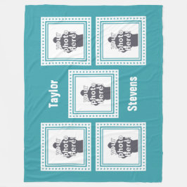 Cobertor De Velo Cobertura do velo FEITO SOB ENCOMENDA das FOTOS,