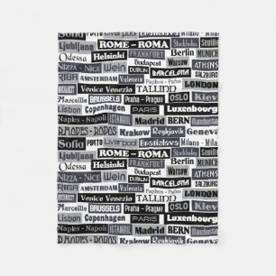 Cobertor De Velo Cobertura européia do velo do viajante