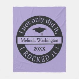 Cobertor De Velo Cobertura feita sob encomenda do velo do nome & do