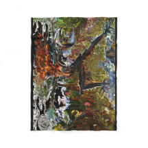 Cobertura feroz do velo da ioga do guerreiro 2 por