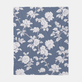 Cobertor De Velo Cobertura floral azul