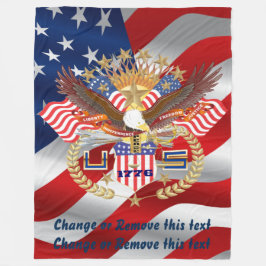 Cobertor De Velo Cobertura patriótica 30" x40" 50" x60" 60" x80 "