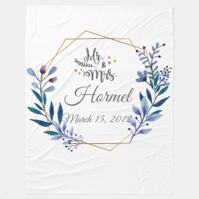 Cobertor De Velo Cobertura personalizada - cobertura do casamento (Frente)