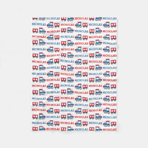 Cobertor De Velo Cobertura PERSONALIZADA das crianças de comboios