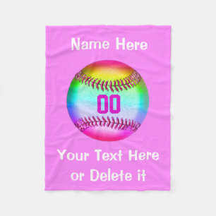 Cobertor De Velo Cobertura personalizada do velo do softball