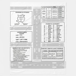 Cobertor De Velo Cobertura piloto do velo de Kneeboard