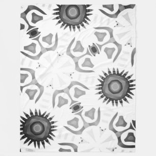 Cobertor De Velo Cobertura polar Jimette Desenho preto e branco