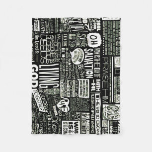 Cobertor De Velo Cobertura positiva do velo da colagem dos