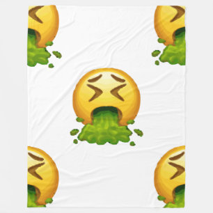Cobertor De Velo cobertura puking do emoji