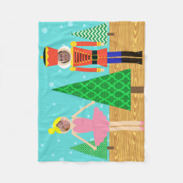 Cobertor De Velo Cobertura retro do velo da foto da parada do