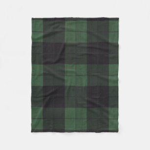 Cobertor De Velo cobertura rústica do país do velo preto verde da