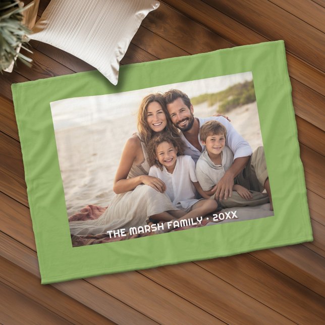 Cobertor De Velo Cobertura Simples de 1 Cheio Fotográfico - Sobrepo (Personalized fleece blanket with a photo and custom text)