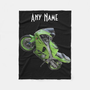 Cobertor De Velo Cobertura verde da motocicleta da velocidade de