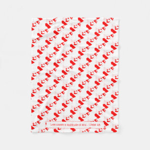 Cobertor De Velo COBRIR de AMOR da Escritura Cristã do CANADÁ