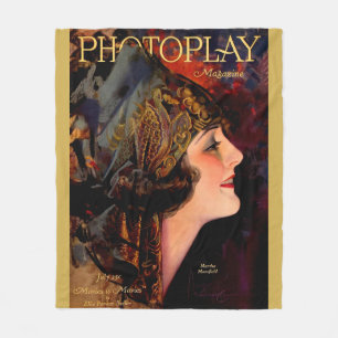 Cobertor De Velo cobrir para revista Photoplay 1920