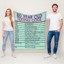 Código de Mensagens com 80 Anos Engraçado Mais vel