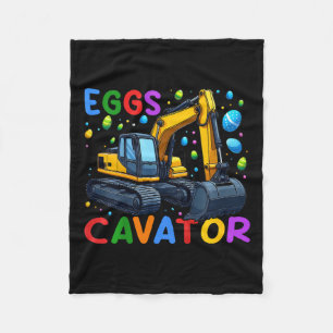 Cobertor De Velo Coelhinhos de Ovos Escavadeira Caça a Ovos para Cr