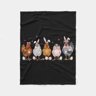 Cobertor De Velo Coelhos Frango de Páscoa Fazendeiro Galo Fazenda d
